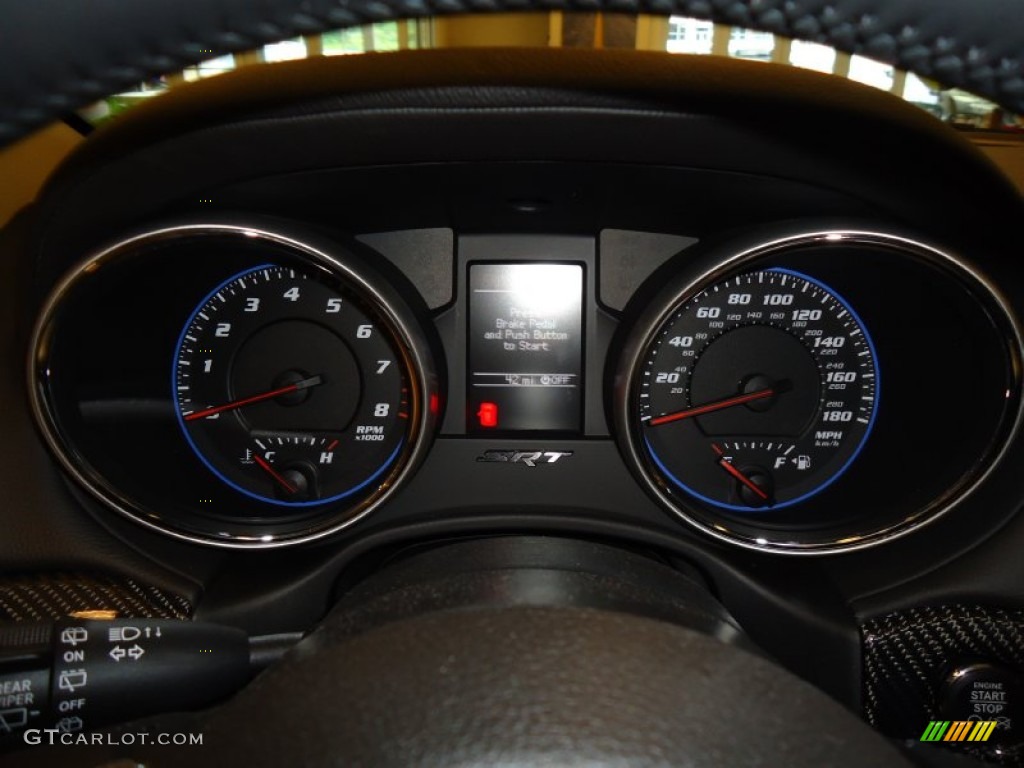 2012 Jeep Grand Cherokee SRT8 4x4 Gauges Photo #68162100