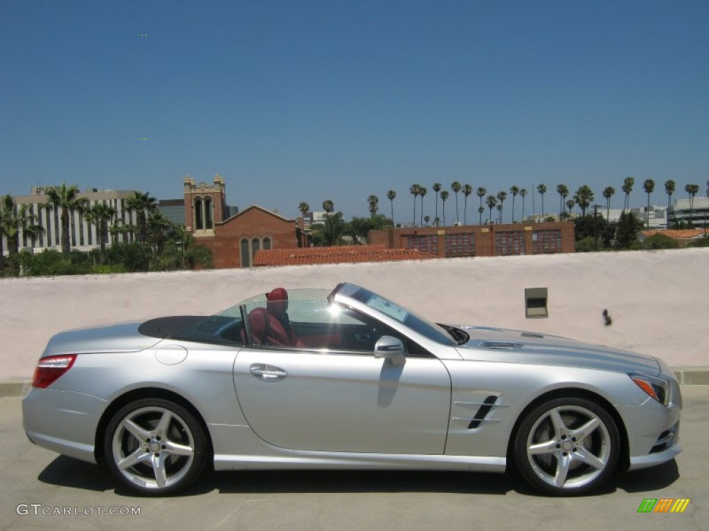 Iridium Silver Metallic 2013 Mercedes-Benz SL 550 Roadster Exterior Photo #68162814