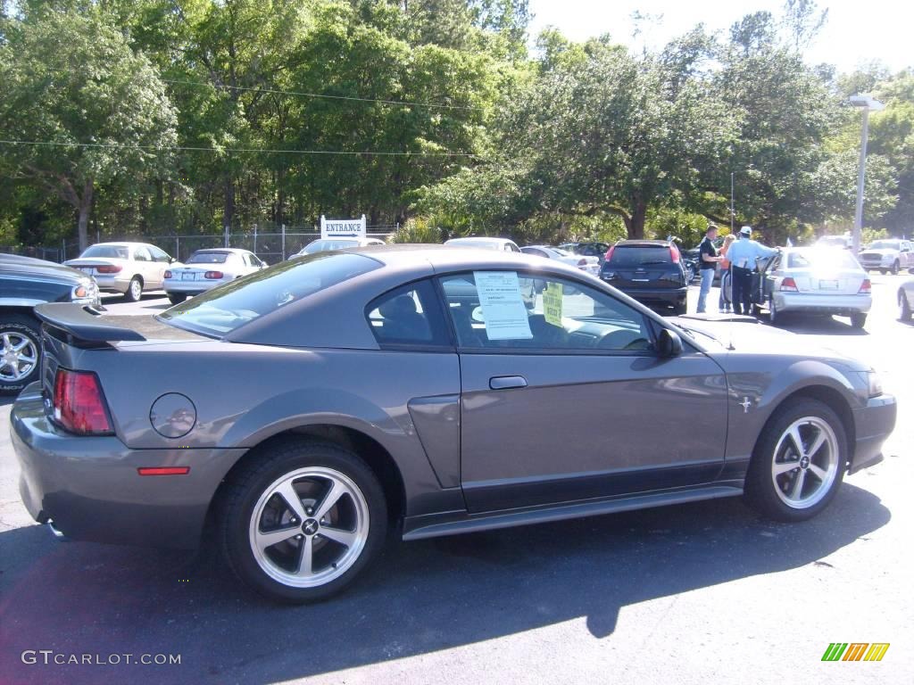 2003 Mustang Mach 1 Coupe - Dark Shadow Grey Metallic / Dark Charcoal photo #2