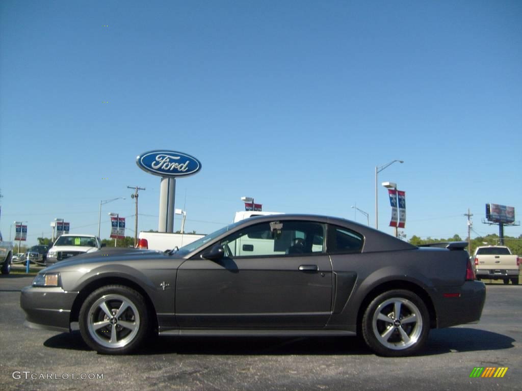 2003 Mustang Mach 1 Coupe - Dark Shadow Grey Metallic / Dark Charcoal photo #6