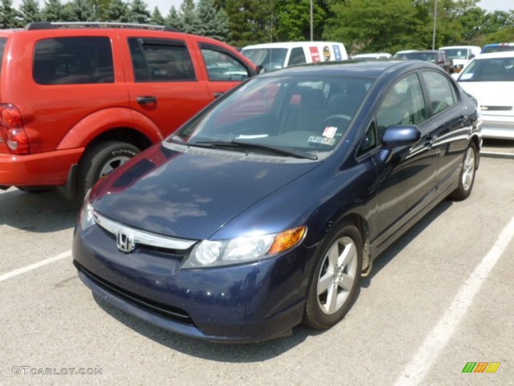 Royal Blue Pearl 2006 Honda Civic EX Sedan Exterior Photo #68163390