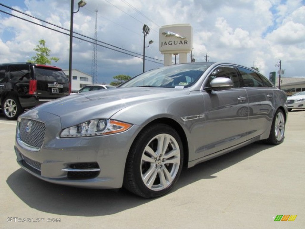 Lunar Grey Metallic 2011 Jaguar XJ XJL Exterior Photo #68163564