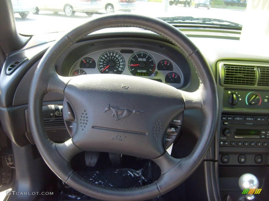 2003 Mustang Mach 1 Coupe - Dark Shadow Grey Metallic / Dark Charcoal photo #21