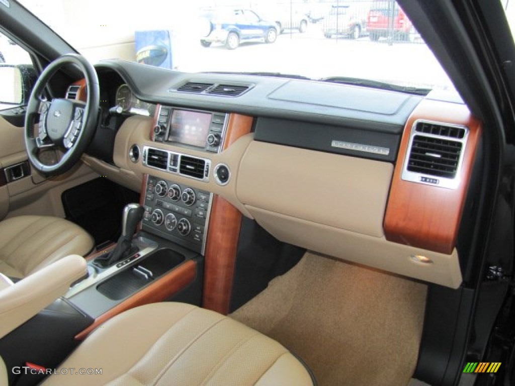 2010 Land Rover Range Rover HSE Sand/Jet Black Dashboard Photo #68164341
