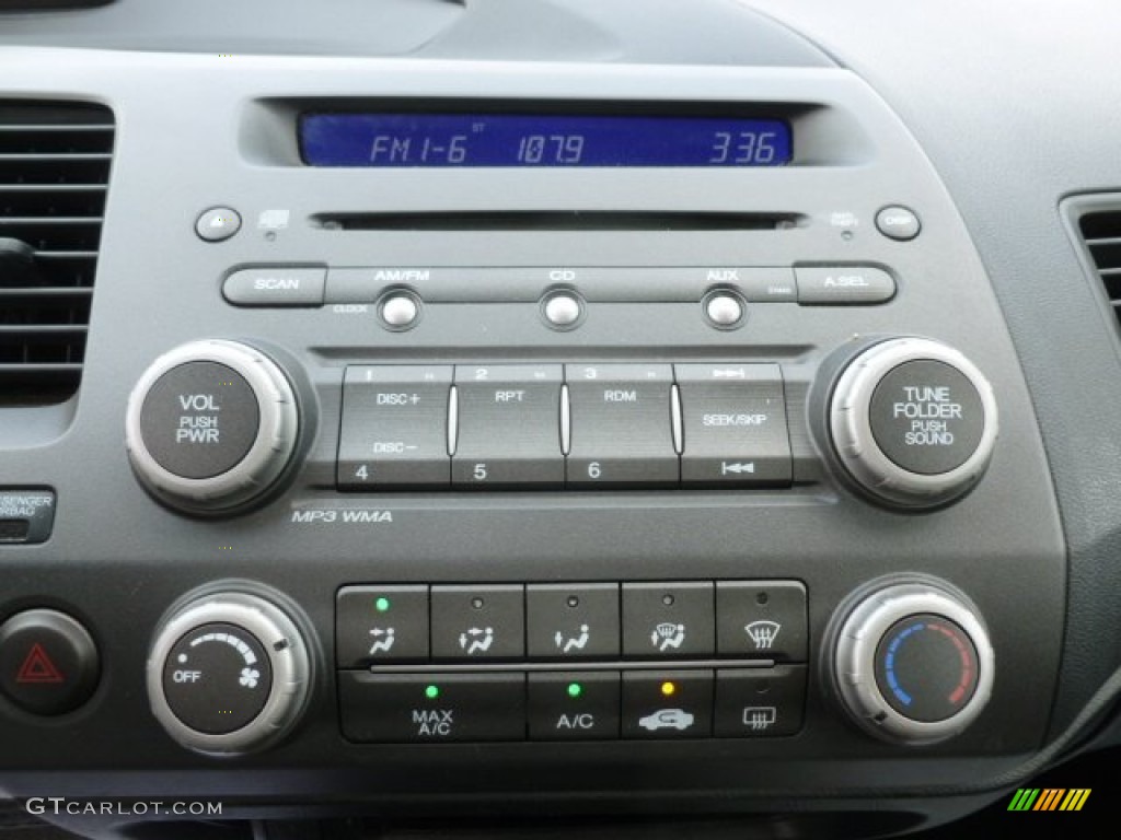 2010 Civic LX-S Sedan - Urban Titanium Metallic / Black photo #19