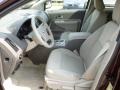 Front Seat of 2009 Edge SE