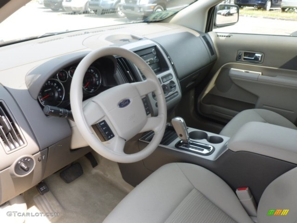 Medium Light Stone Interior 2009 Ford Edge SE Photo #68165016