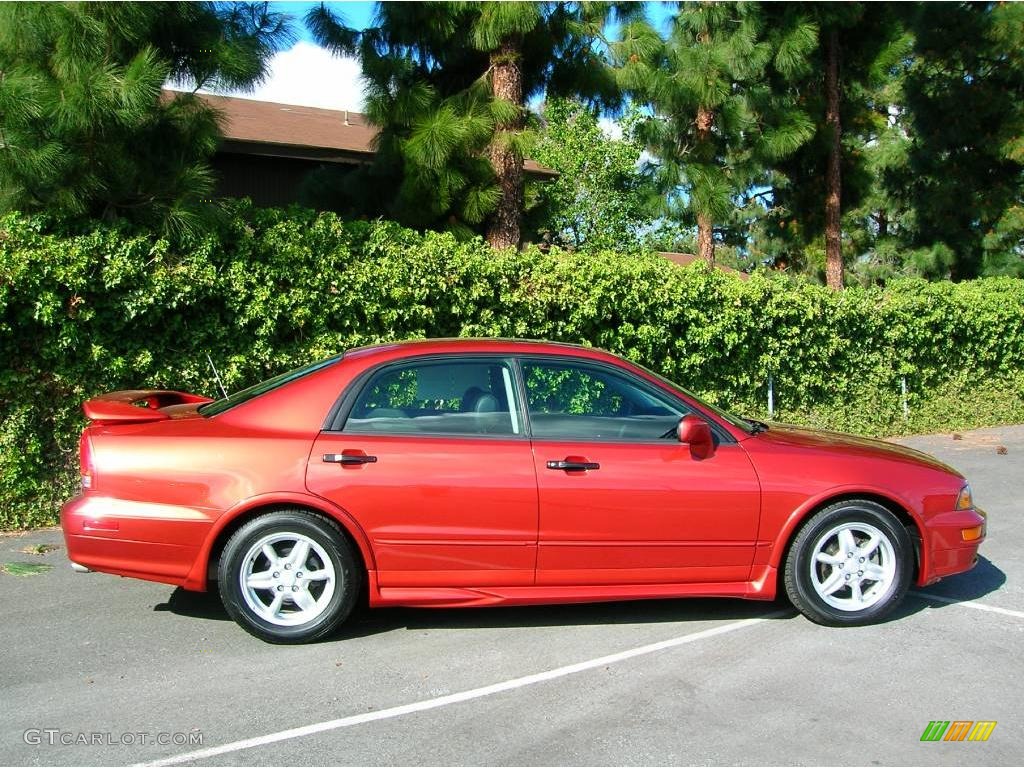 2003 Diamante VR-X Sedan - Tuscany Red Pearl / Black Callisto photo #6