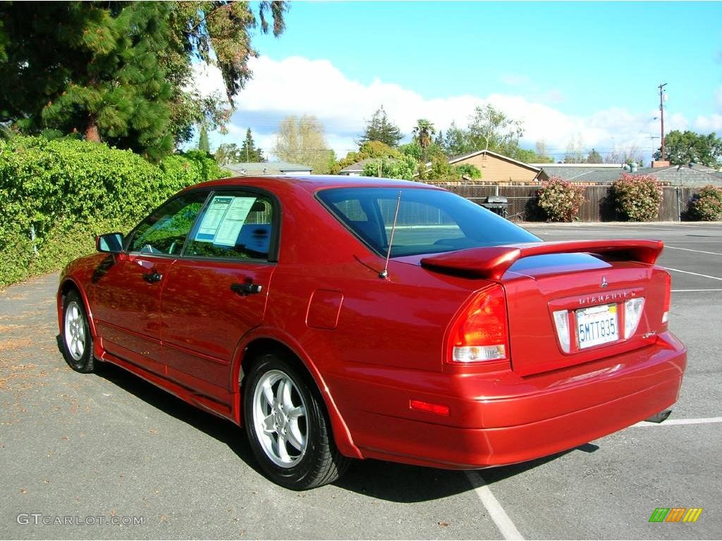 2003 Diamante VR-X Sedan - Tuscany Red Pearl / Black Callisto photo #9