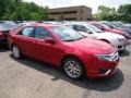 Red Candy Metallic 2012 Ford Fusion SEL V6 AWD