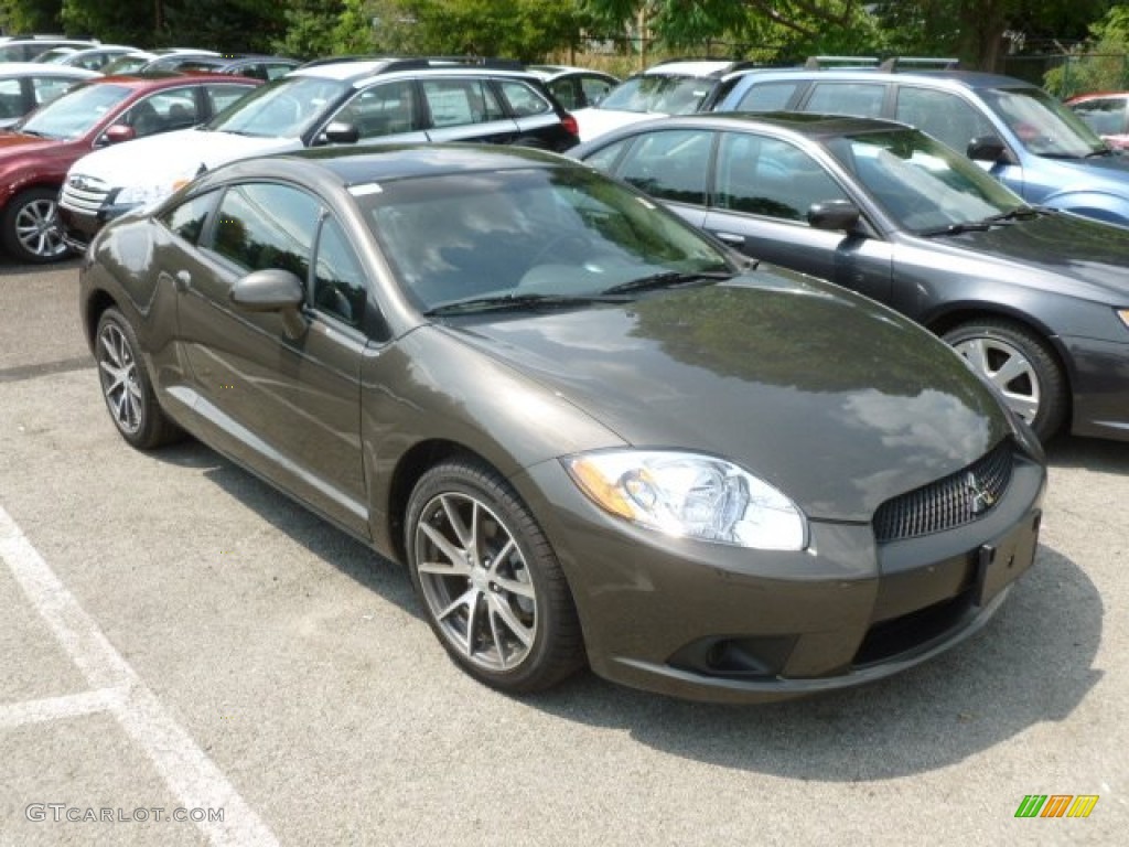2012 Eclipse GS Coupe - Carbon Pearl / Dark Charcoal photo #1