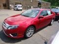 Red Candy Metallic - Fusion SEL V6 AWD Photo No. 5