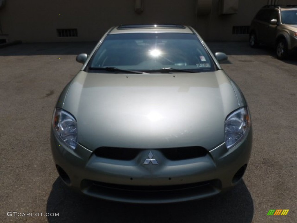 2008 Eclipse GS Coupe - Optimist Green Metallic / Dark Charcoal photo #2