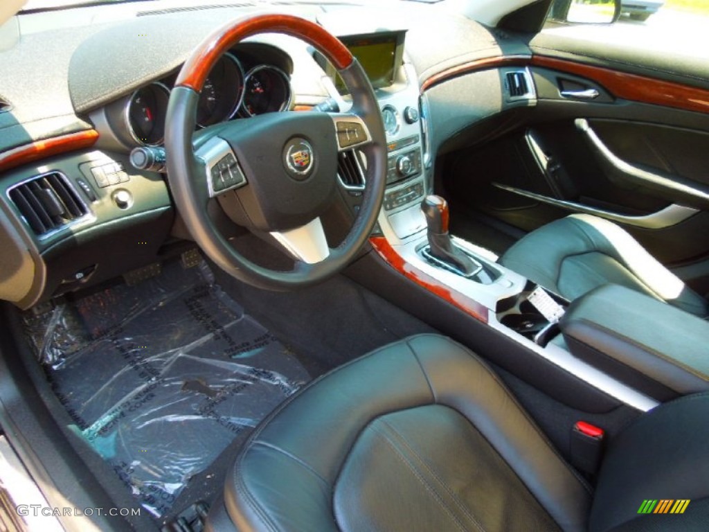 Ebony Interior 2008 Cadillac CTS Sedan Photo #68166621