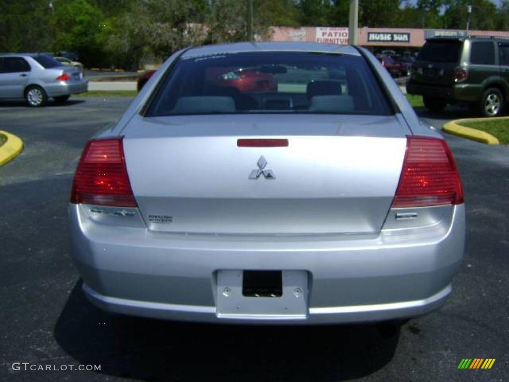 2004 Galant ES - Sterling Silver Metallic / Black photo #4