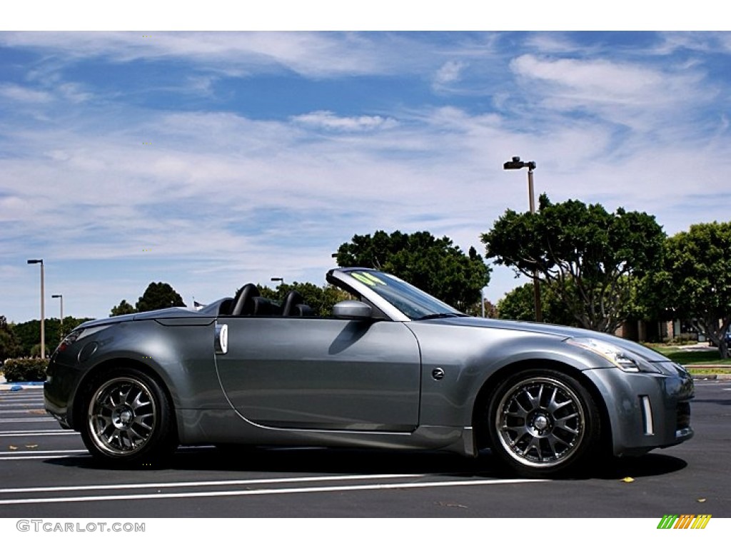 Silverstone Metallic 2004 Nissan 350Z Touring Roadster Exterior Photo #68168091