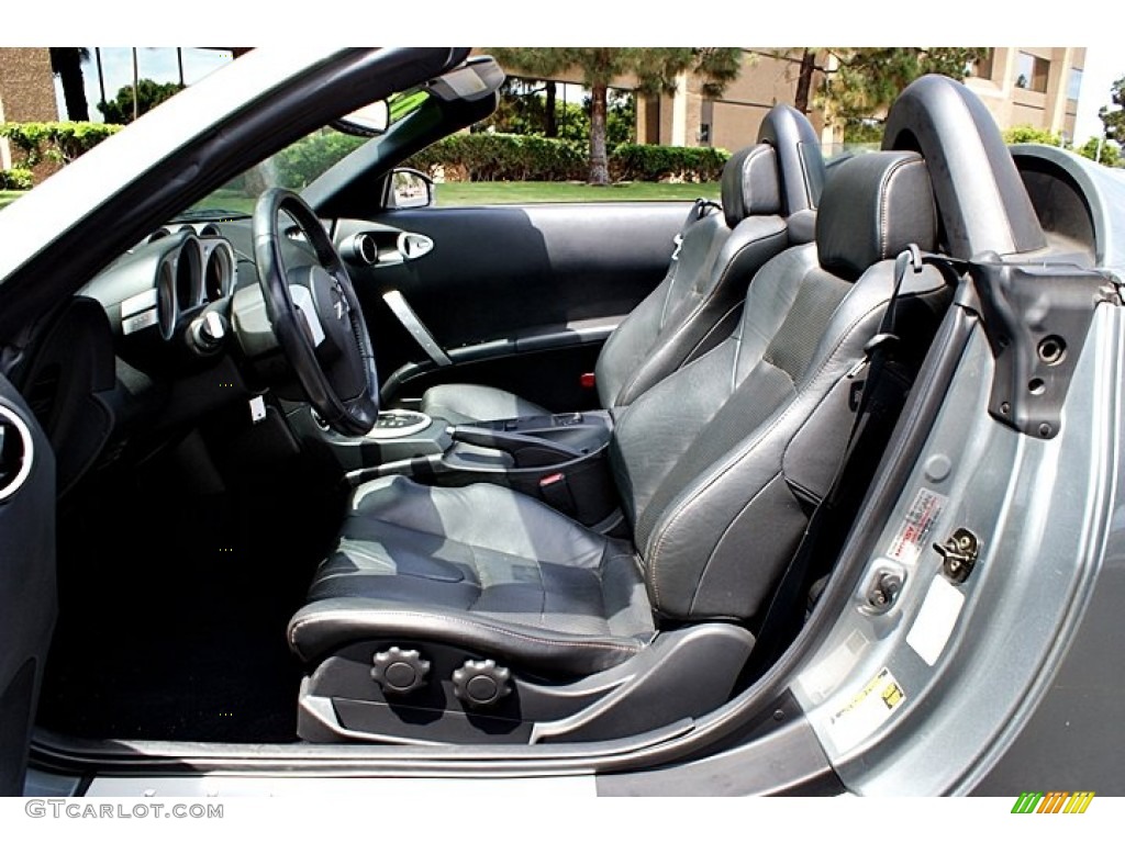 Charcoal Interior 2004 Nissan 350Z Touring Roadster Photo #68168189