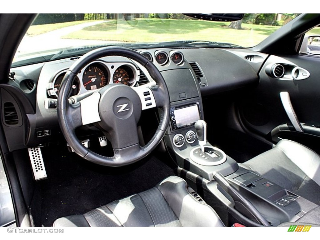 Charcoal Interior 2004 Nissan 350z Touring Roadster Photo