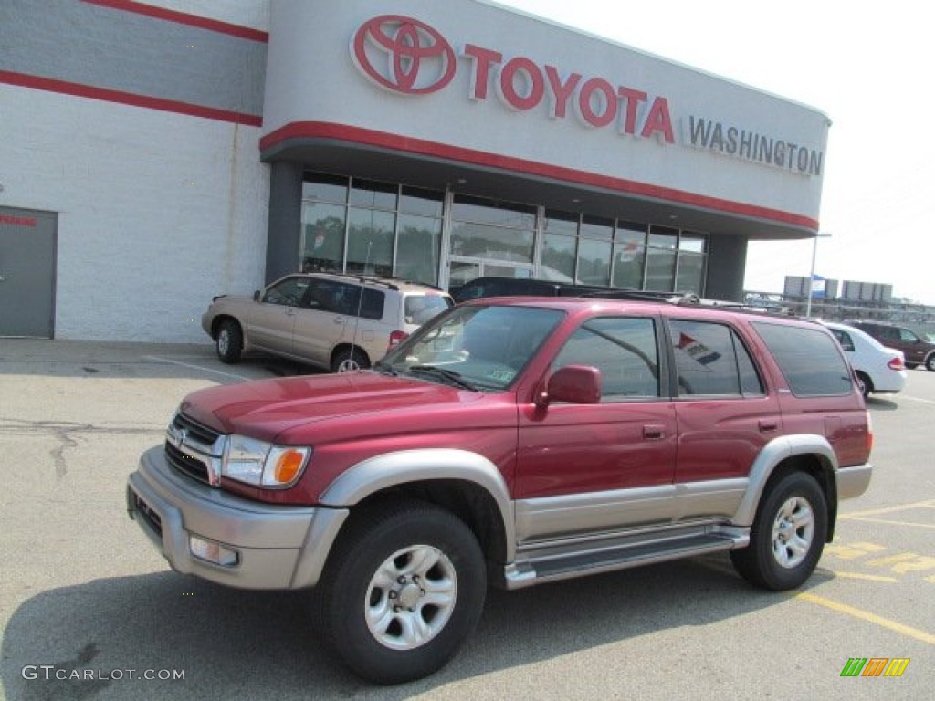 2001 4Runner Limited 4x4 - Sunfire Red Pearl / Oak photo #1