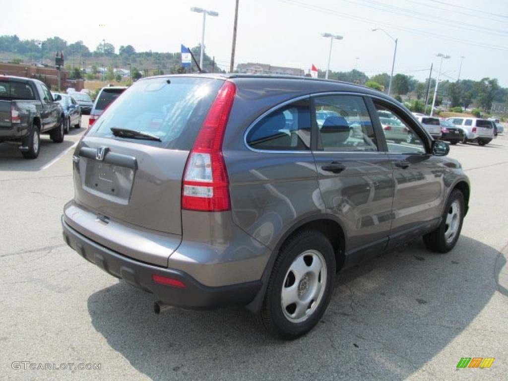 2009 CR-V LX 4WD - Urban Titanium Metallic / Black photo #6