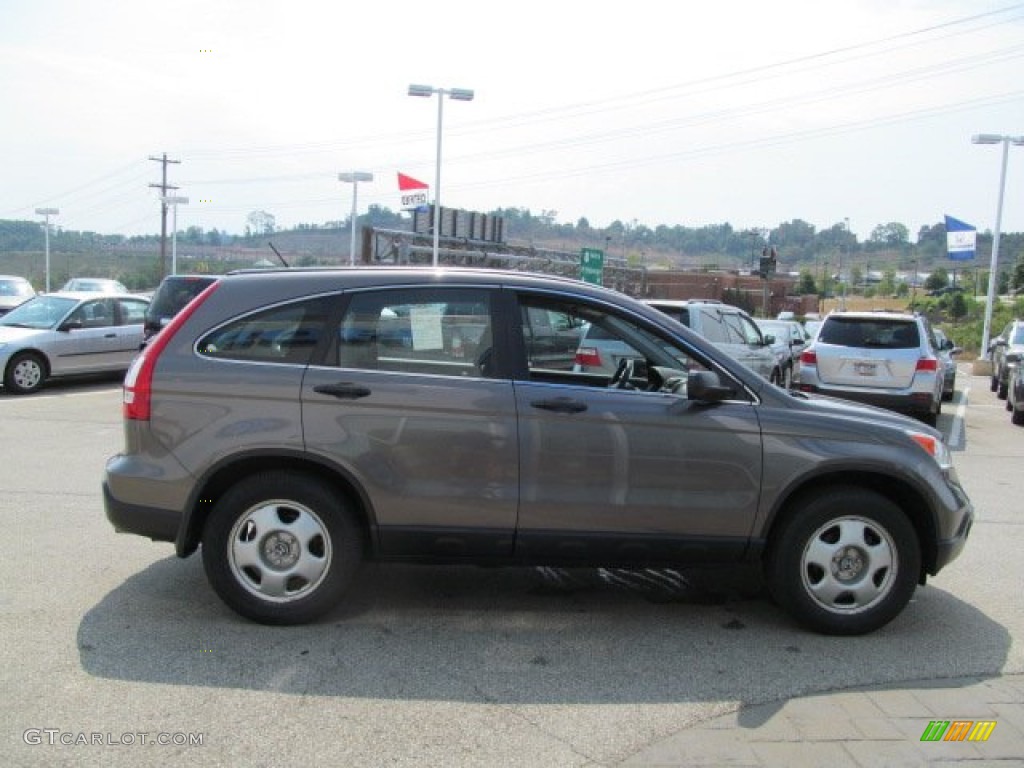 2009 CR-V LX 4WD - Urban Titanium Metallic / Black photo #7