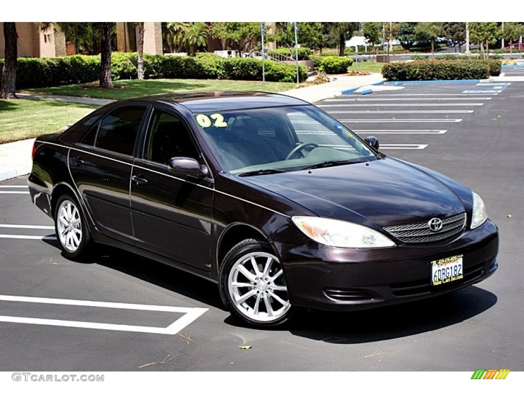 2002 Camry LE - Black Walnut Pearl / Taupe photo #2