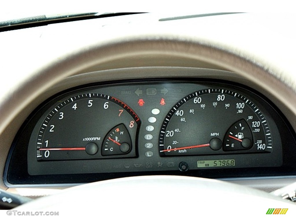 2002 Camry LE - Black Walnut Pearl / Taupe photo #21