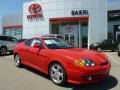 2004 Rally Red Hyundai Tiburon GT  photo #1