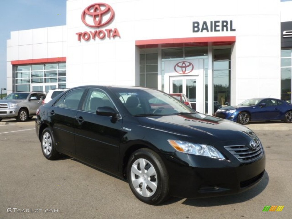 2009 Camry Hybrid - Black / Bisque photo #1