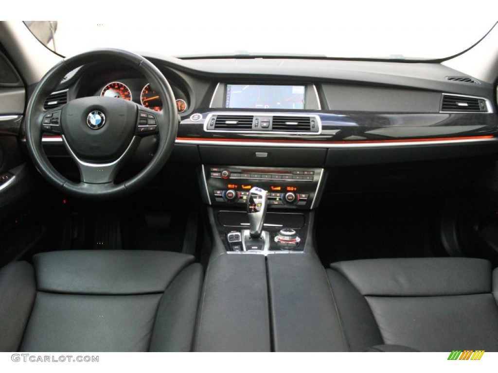 2011 BMW 5 Series 535i Gran Turismo Black Dashboard Photo #68171112