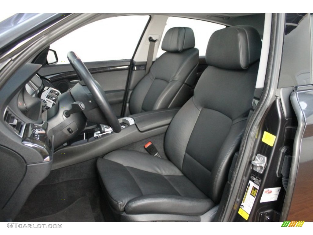 Black Interior 2011 BMW 5 Series 535i Gran Turismo Photo #68171136