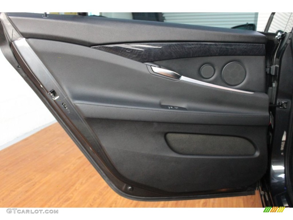 2011 BMW 5 Series 535i Gran Turismo Black Door Panel Photo #68171188