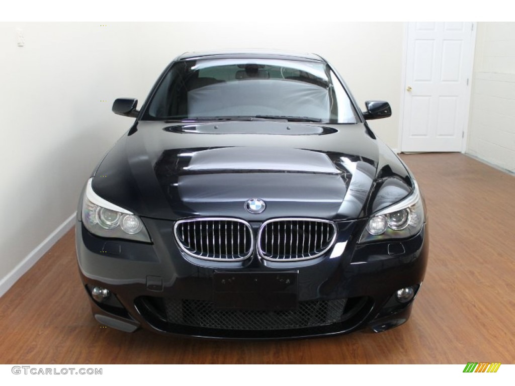 Carbon Black Metallic 2010 BMW 5 Series 535i Sedan Exterior Photo #68171451