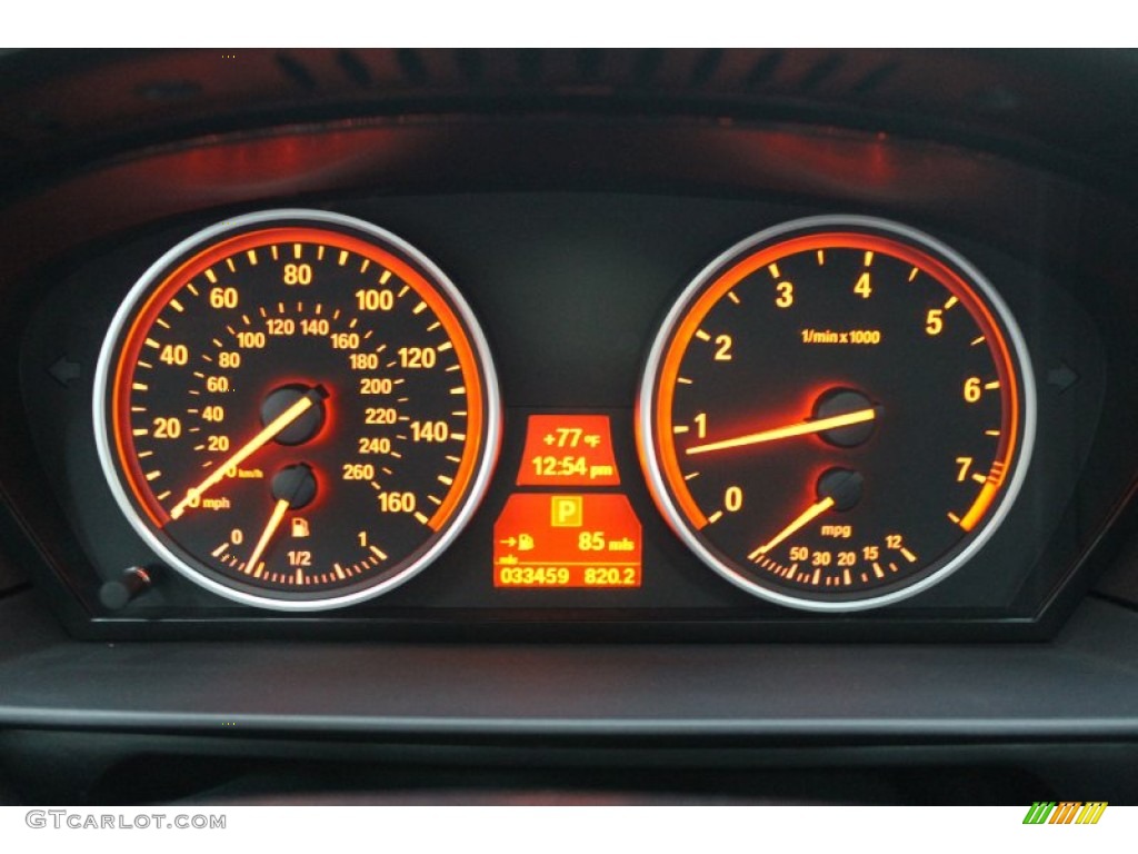 2010 BMW 5 Series 535i Sedan Gauges Photo #68171499