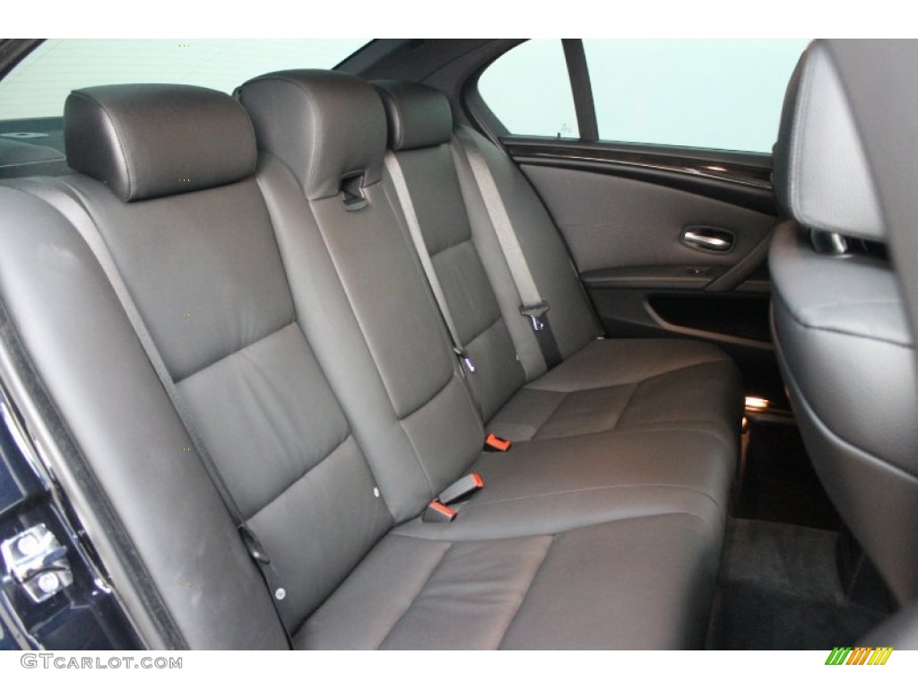 Black Interior 2010 BMW 5 Series 535i Sedan Photo #68171526