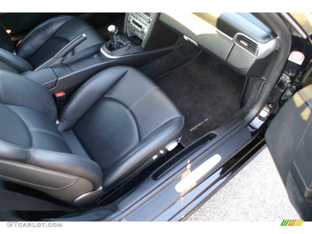 Black Interior 2005 Porsche 911 Carrera S Coupe Photo #68172435