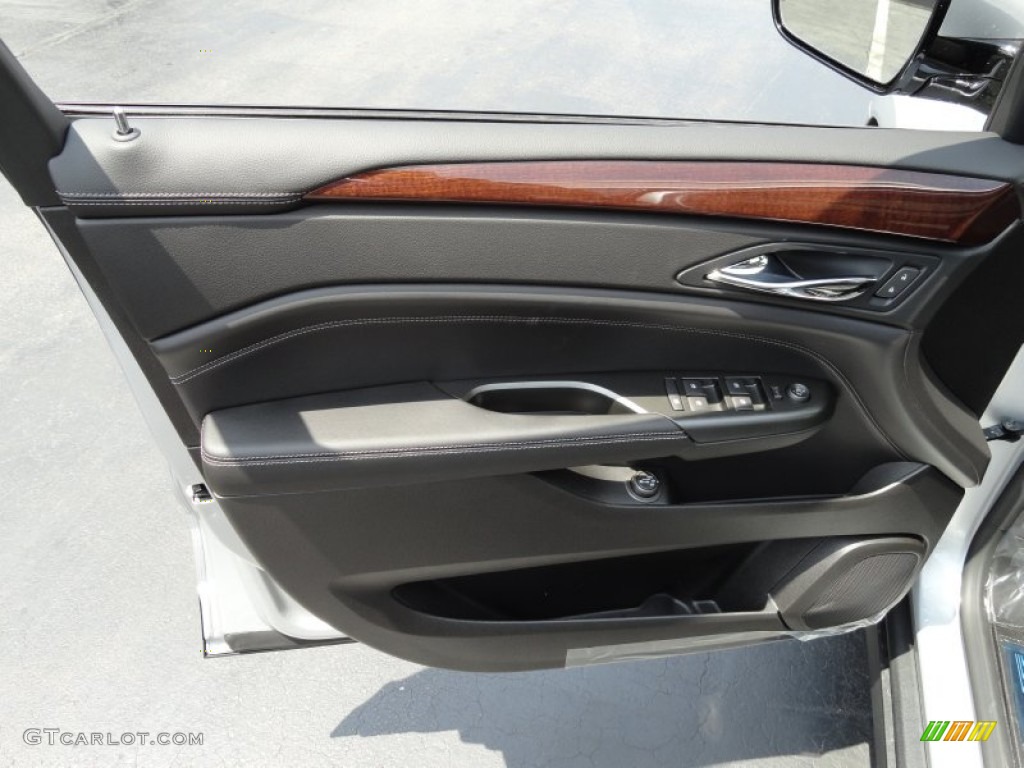 2012 Cadillac SRX Luxury AWD Ebony/Ebony Door Panel Photo #68173056