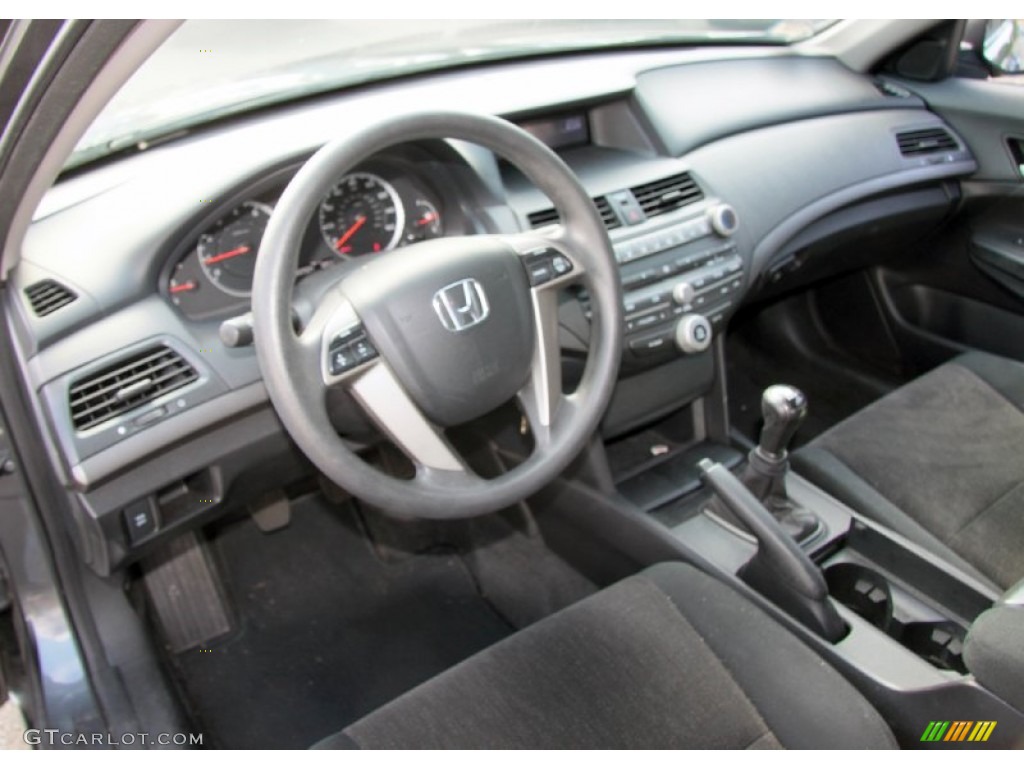 Black Interior 2010 Honda Accord LX Sedan Photo #68173347