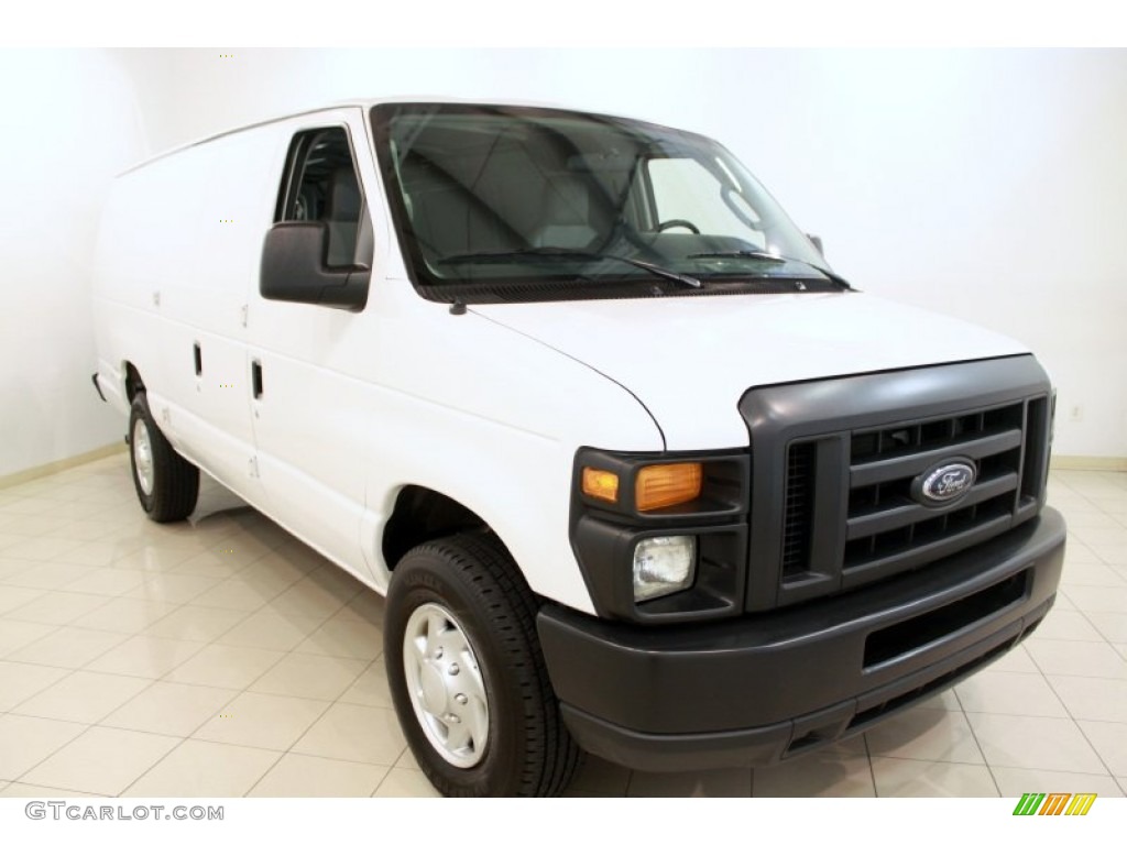 Oxford White 2012 Ford E Series Van E250 Extended Cargo Exterior Photo #68173452