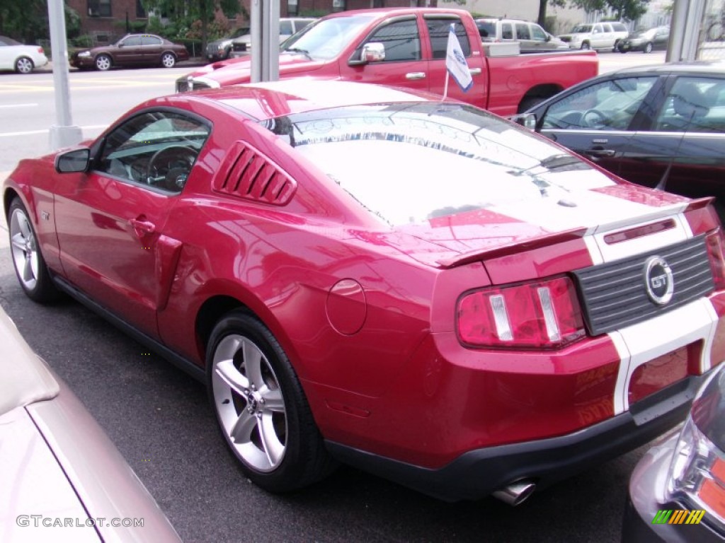 Red Candy Metallic 2010 Ford Mustang GT Premium Coupe Exterior Photo #68174544