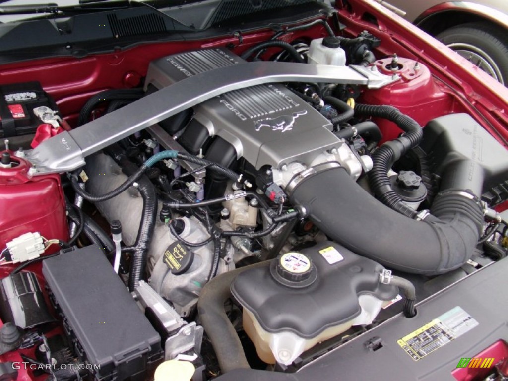 2010 Ford Mustang GT Premium Coupe 4.6 Liter SOHC 24-Valve VVT V8 Engine Photo #68174610