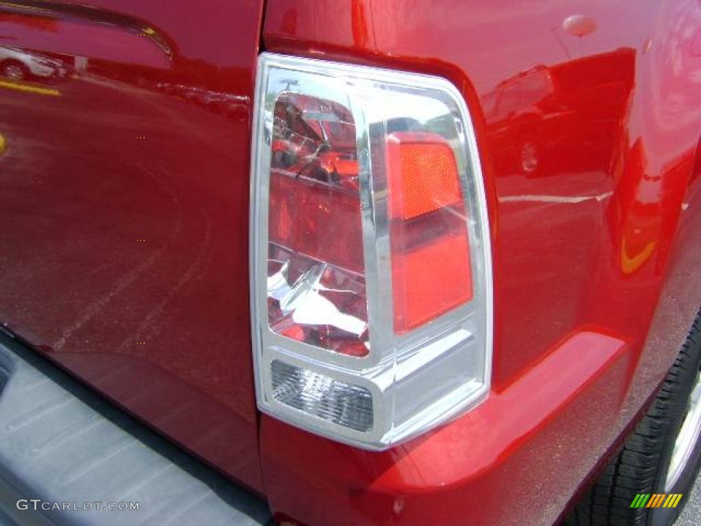 2006 Raider LS Extended Cab - Lava Red / Slate Gray photo #3