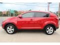 2011 Signal Red Kia Sportage LX AWD  photo #8