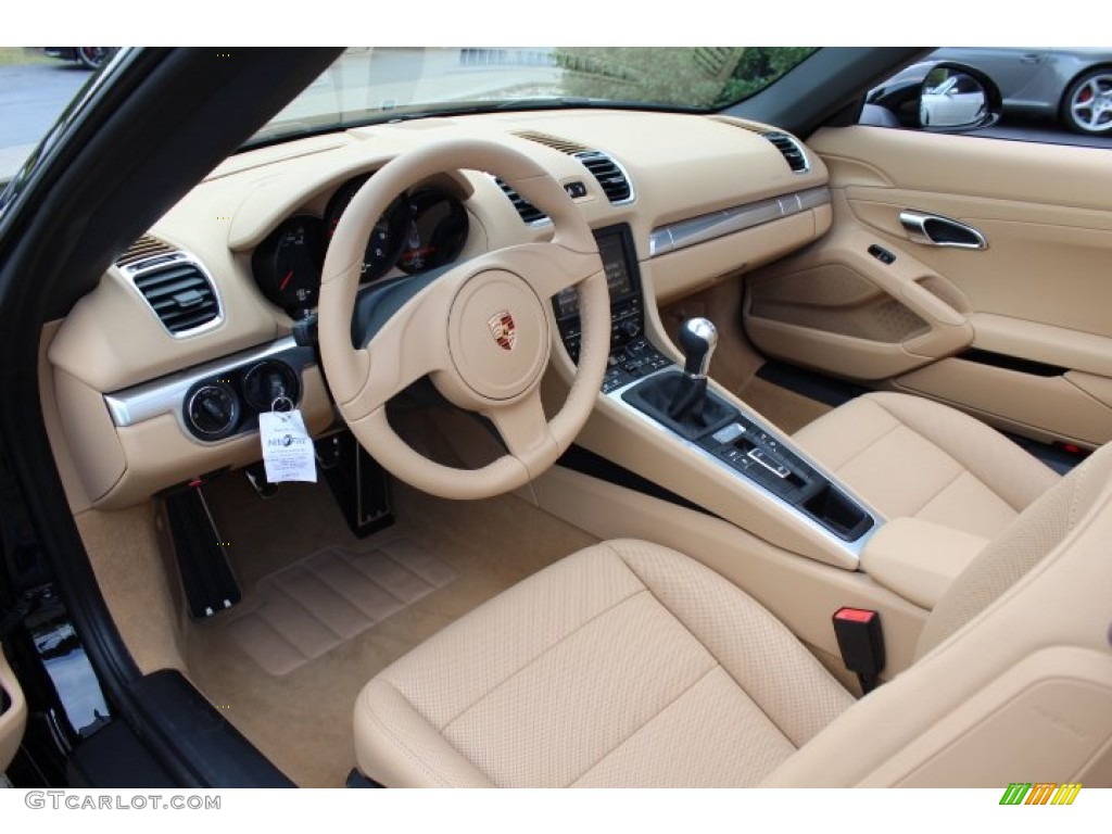 Luxor Beige Interior 2013 Porsche Boxster Standard Boxster Model Photo #68176469