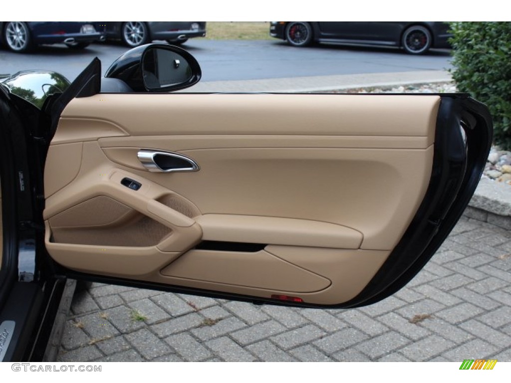 2013 Porsche Boxster Standard Boxster Model Luxor Beige Door Panel Photo #68176563