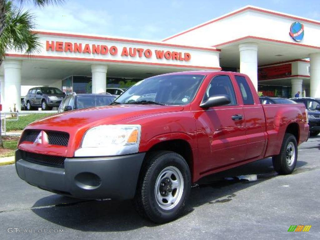 2006 Raider LS Extended Cab - Lava Red / Slate Gray photo #24