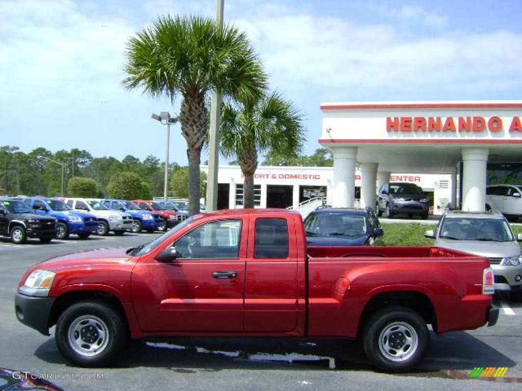 2006 Raider LS Extended Cab - Lava Red / Slate Gray photo #26