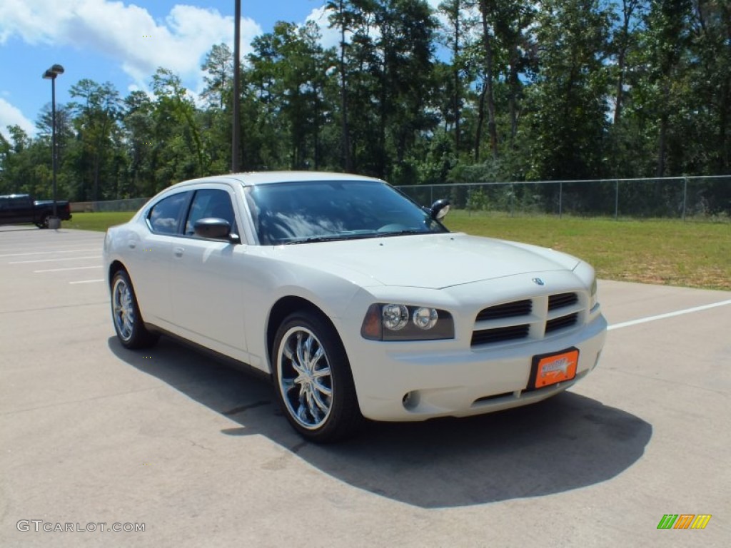 2009 Charger R/T Police - Stone White / Dark Slate Gray photo #1
