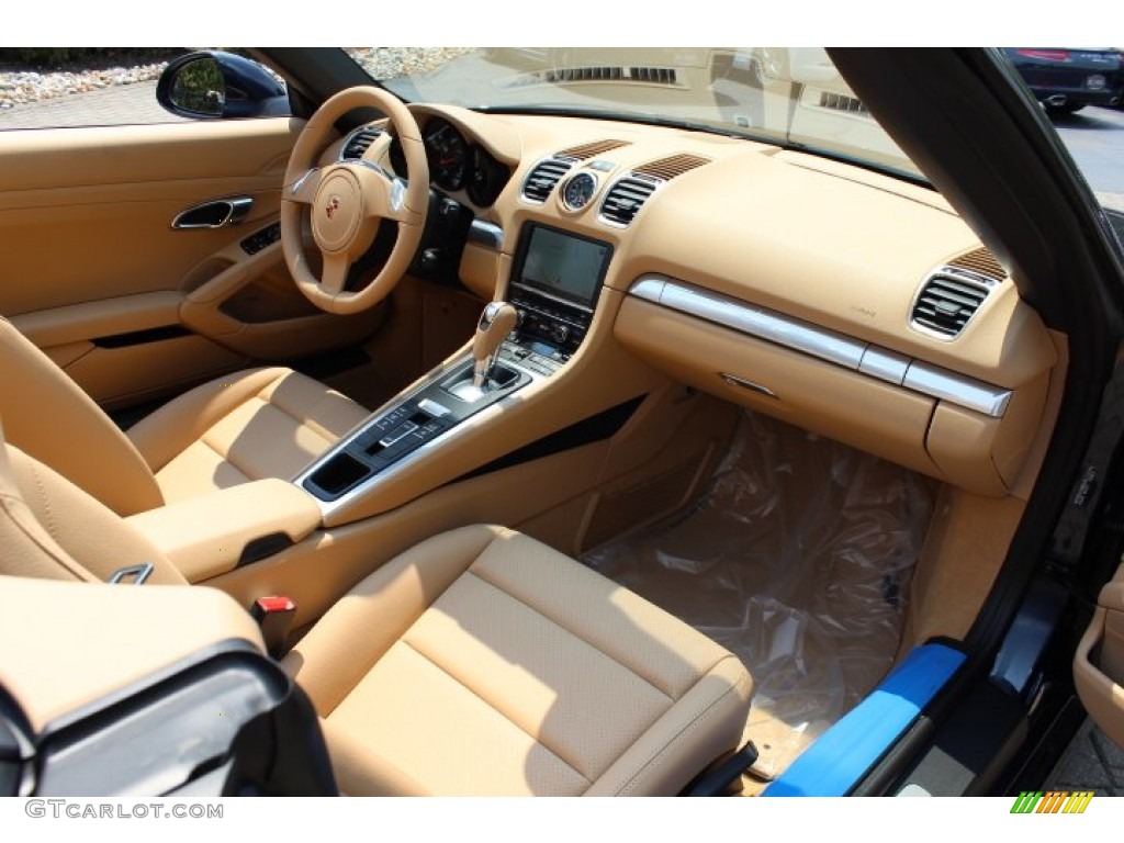 2013 Porsche Boxster Standard Boxster Model Luxor Beige Dashboard Photo #68177220