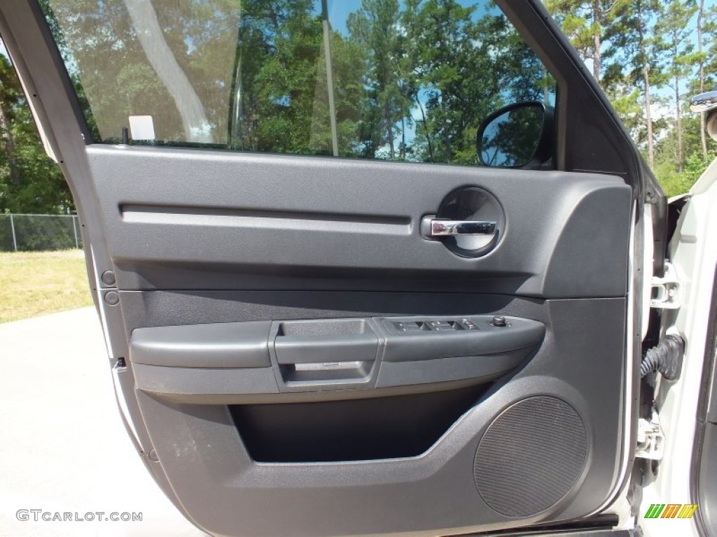 2009 Dodge Charger R/T Police Dark Slate Gray Door Panel Photo #68177229